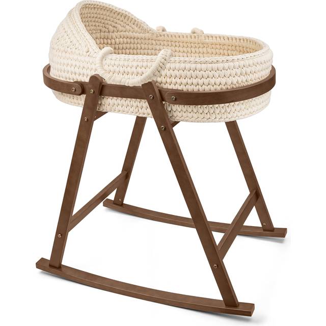 Moonboon Nature Crocheted Moses Kurv Og Stand