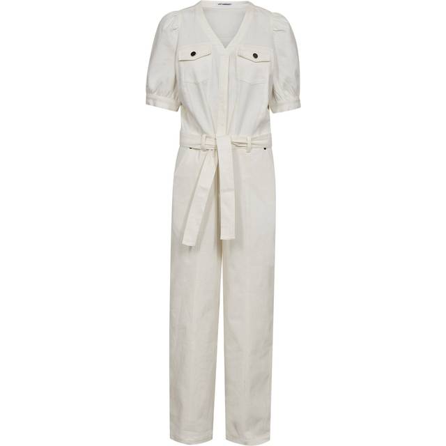 Co'Couture Mateo SS Jumpsuit - Offwhite