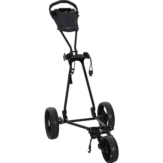 vidaXL Golf Trolley Svart Jern
