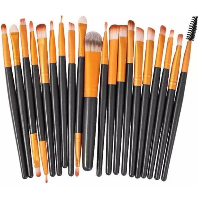 Bylaila Makeupbørster Sminkekoster 20 Stk