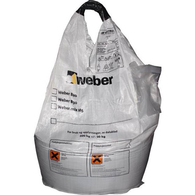 Weber Tørrbetong B30 M60 Konstruksjonsbetong Grov 1000 kg