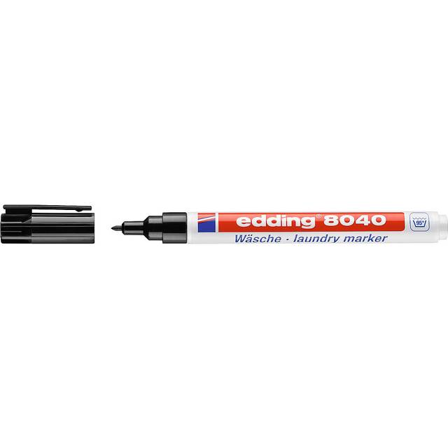 Edding 8040 Laundry Marker Permanent Svart
