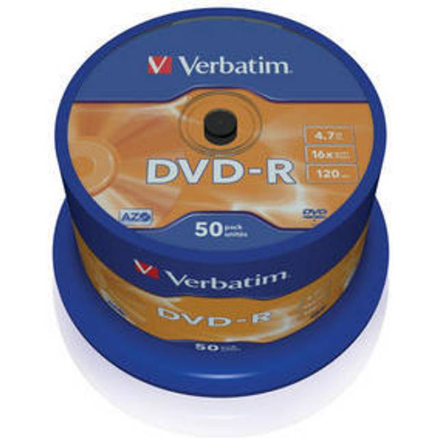Verbatim DVD-R 4.7GB 16x Spindle 50-Pack