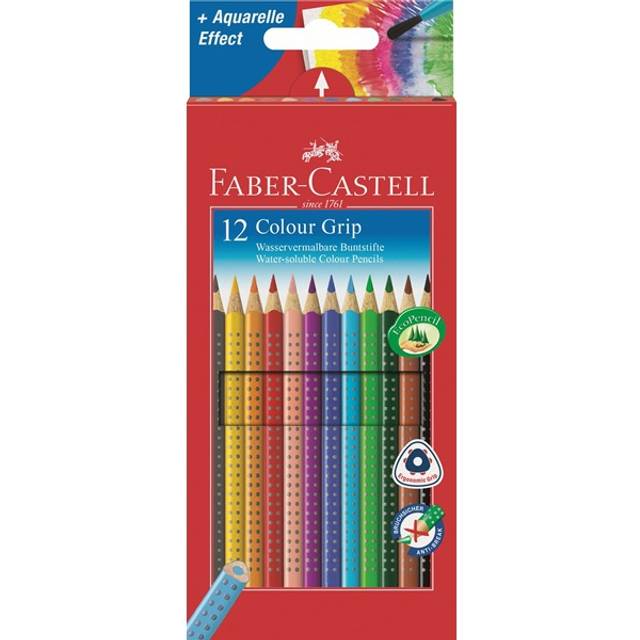 Faber-Castell Grip Watercolour Pencil 12-pack