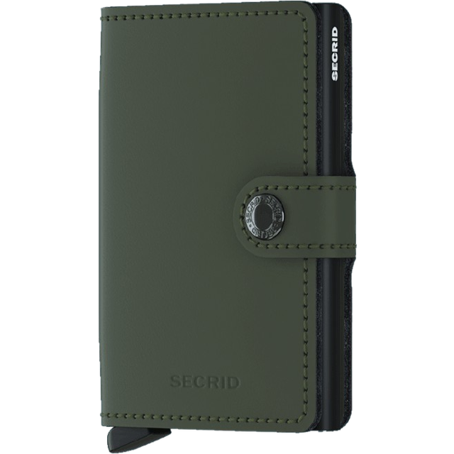 Secrid Miniwallet - Matte Green/Black