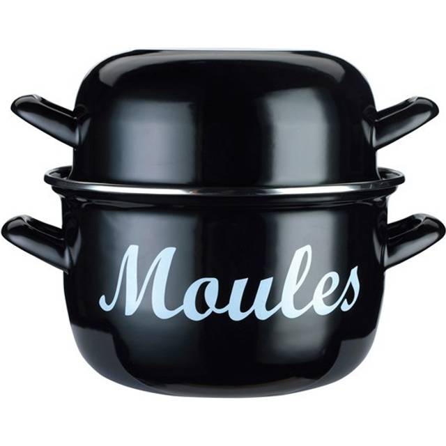 KitchenCraft Mediterranean Standard Mussel med lokk 18 cm