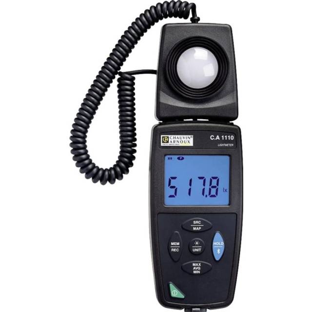 Chauvin Arnoux Luxmeter Med Loggfunksjon Stort Minne CA1110