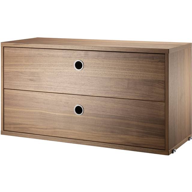String 115009 Lacquered Walnut Kommode 78x42cm