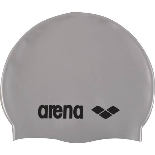 Arena Classic Silicone Junior Badehette - Himmelblå/White