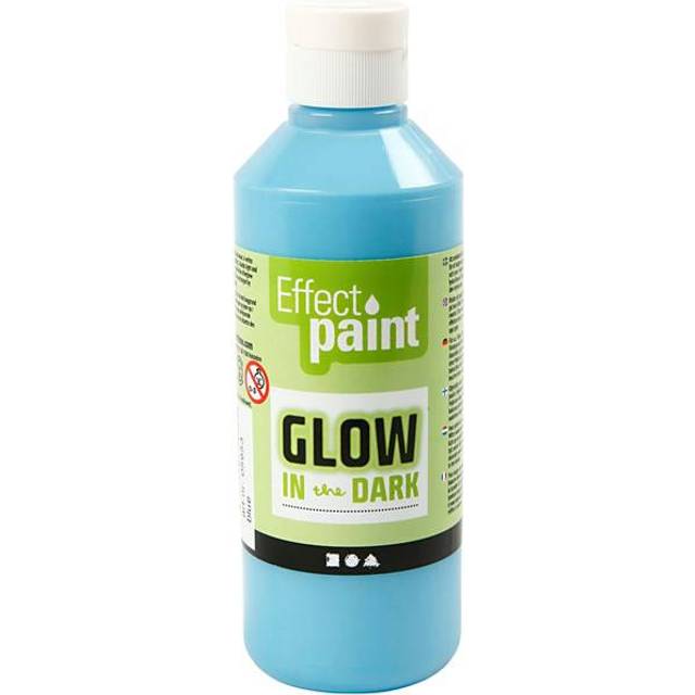 Glow in the Dark Paint Light Blue 250ml