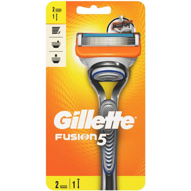 Gillette Barberhøvel Fusion Med 2 Barberblader