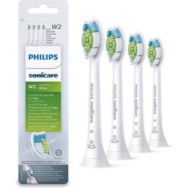 Philips Sonicare W2 Optimal White Brush Head 4 pack