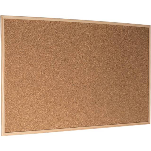 Esselte Economy Cork Noticeboard Wood frame 90x60cm
