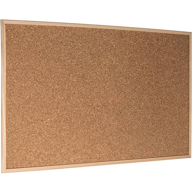 Esselte Cork Economy Wood 59.5x39.5cm