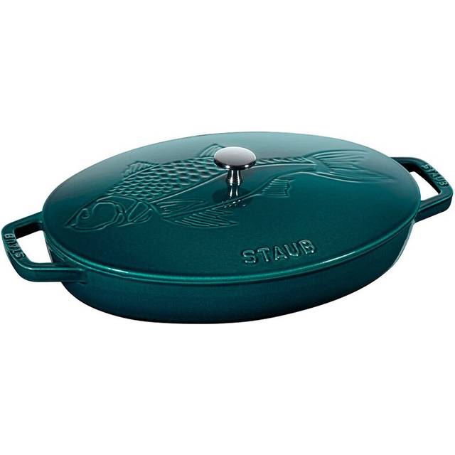 Staub Fish med lokk 2.8 L