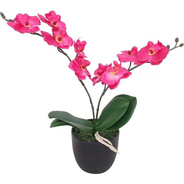 vidaXL Kunstig Orkidé med Potte Kunstig plante