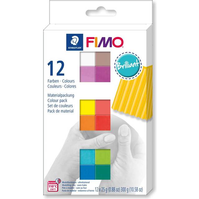 Staedtler Fimo Soft Brilliant 12x25g Ass