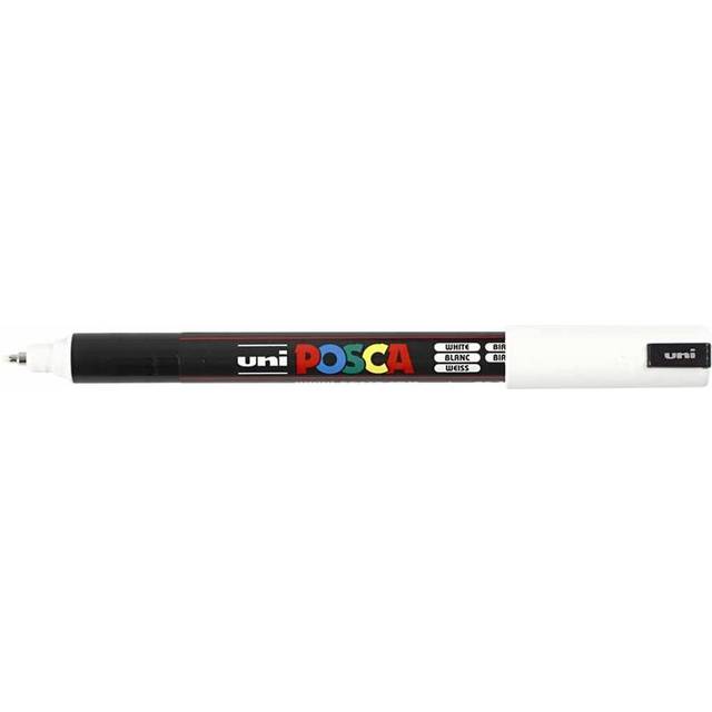 Uni Posca PC-1MR Hvit Ultra-Fine Paintmarker