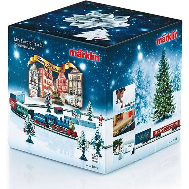Maerklin Christmas Starter Set Freight Train with an Oval of Track the Right Power Pack 81845