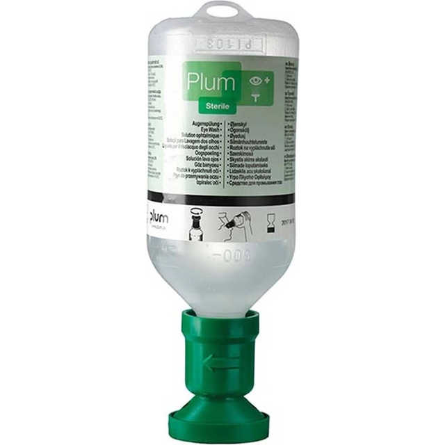 Plum Øyedusj Natriumklorid 500 ml