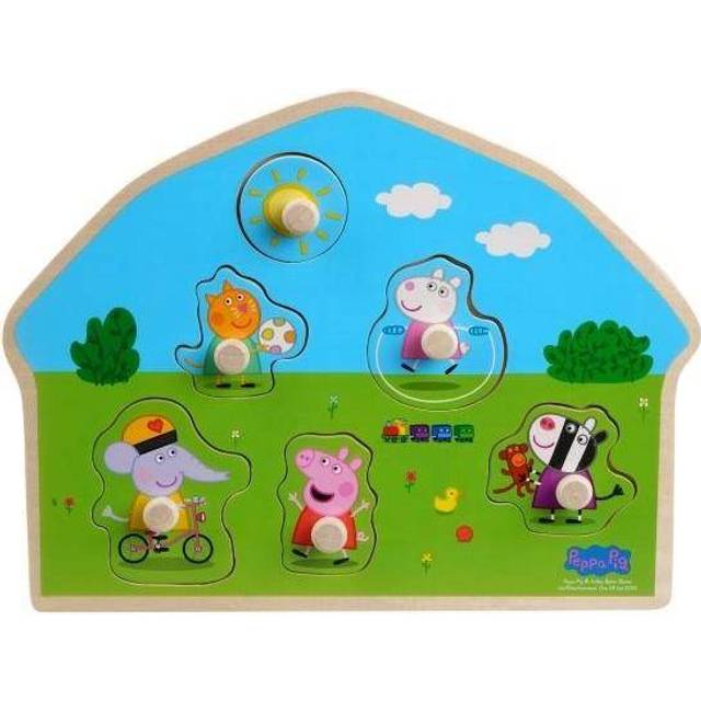 Barbo Toys Peppa Pig Knob Puzzle 6 Pieces