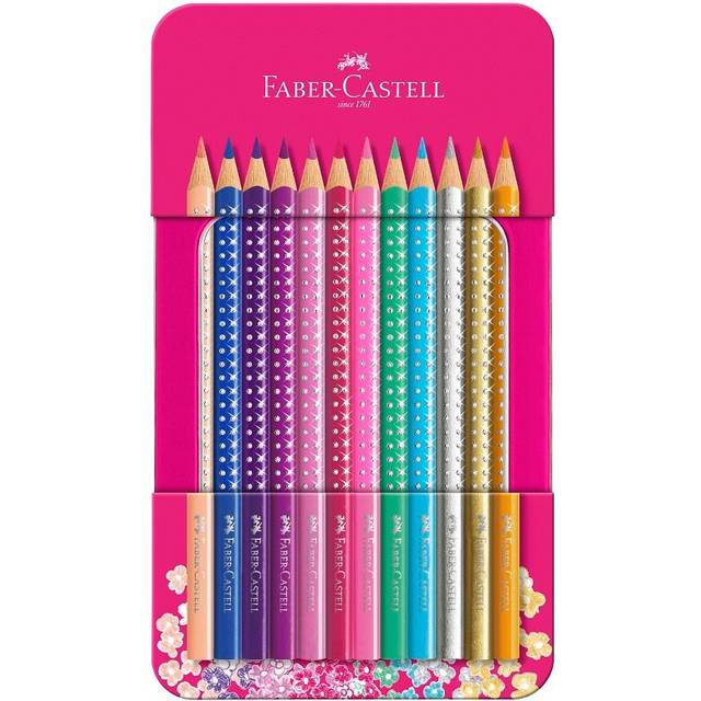 Faber Castell Sparkle Crayons 12 pack